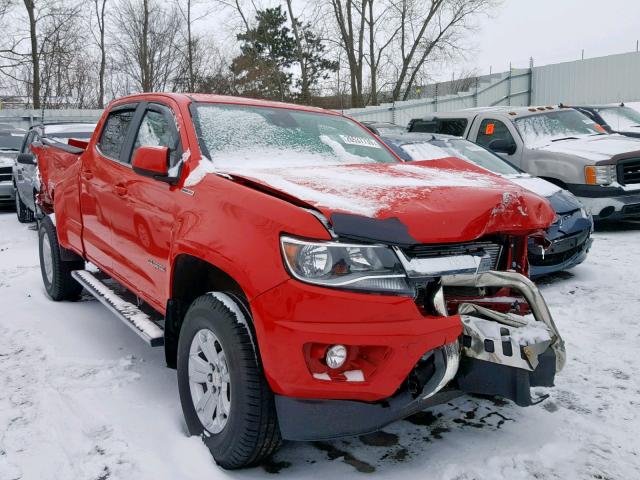 1GCPTCE15H1180168 - 2017 CHEVROLET COLORADO L RED photo 1