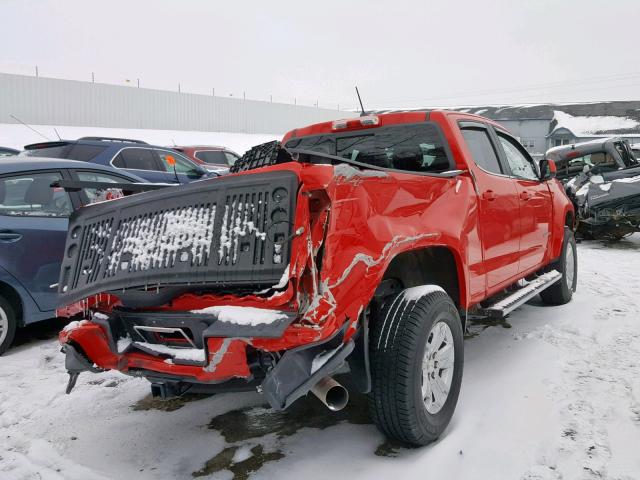 1GCPTCE15H1180168 - 2017 CHEVROLET COLORADO L RED photo 4
