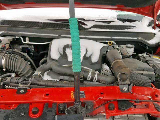 1GCPTCE15H1180168 - 2017 CHEVROLET COLORADO L RED photo 7