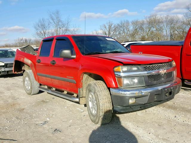 1GCDT136348103449 - 2004 CHEVROLET COLORADO RED photo 1