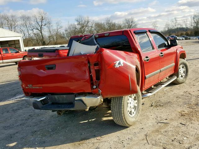 1GCDT136348103449 - 2004 CHEVROLET COLORADO RED photo 4