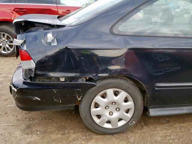 1HGEJ8244YL059923 - 2000 HONDA CIVIC EX Qara foto 9
