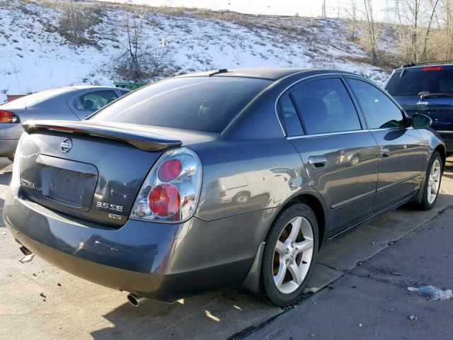 1N4BL11D65C215689 - 2005 NISSAN ALTIMA SE BLACK photo 4