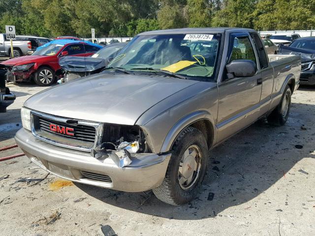 1GTCS19X438216369 - 2003 GMC SONOMA GRAY photo 2