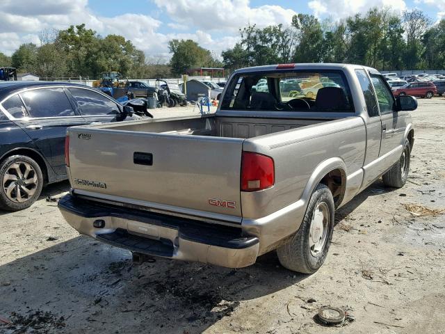 1GTCS19X438216369 - 2003 GMC SONOMA GRAY photo 4