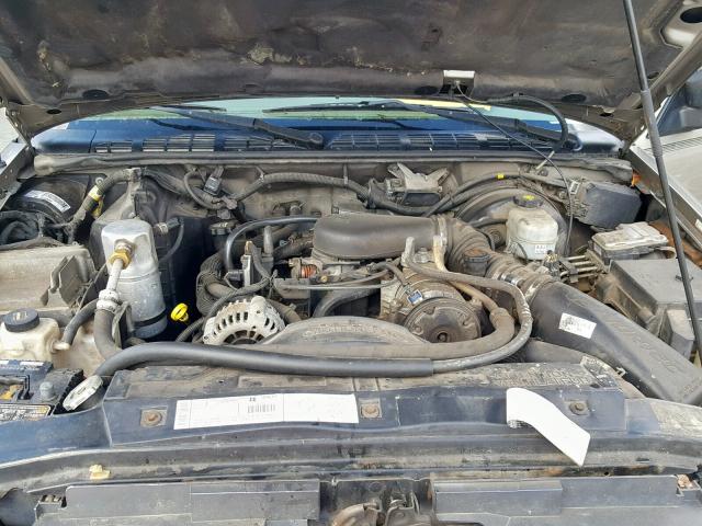 1GTCS19X438216369 - 2003 GMC SONOMA GRAY photo 7