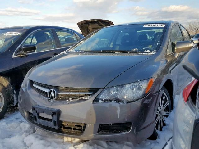 2HHFD56796H205608 - 2006 ACURA CSX PREMIU GRAY photo 2