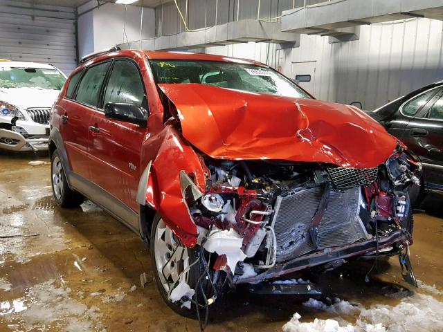 5Y2SL62843Z481537 - 2003 PONTIAC VIBE ORANGE photo 1