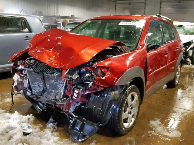 5Y2SL62843Z481537 - 2003 PONTIAC VIBE ORANGE photo 2