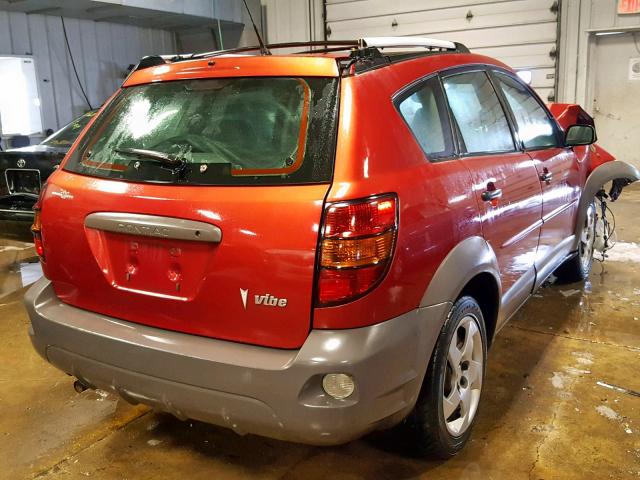 5Y2SL62843Z481537 - 2003 PONTIAC VIBE ORANGE photo 4