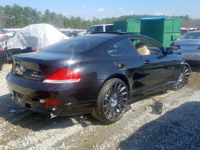 WBAEH73495B192825 - 2005 BMW 645 CI AUT BLACK photo 4