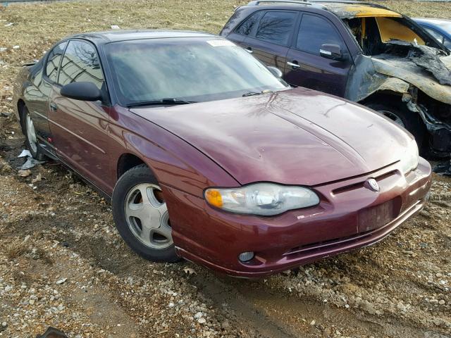 2G1WX12K039143446 - 2003 CHEVROLET MONTE CARL BLACK photo 1