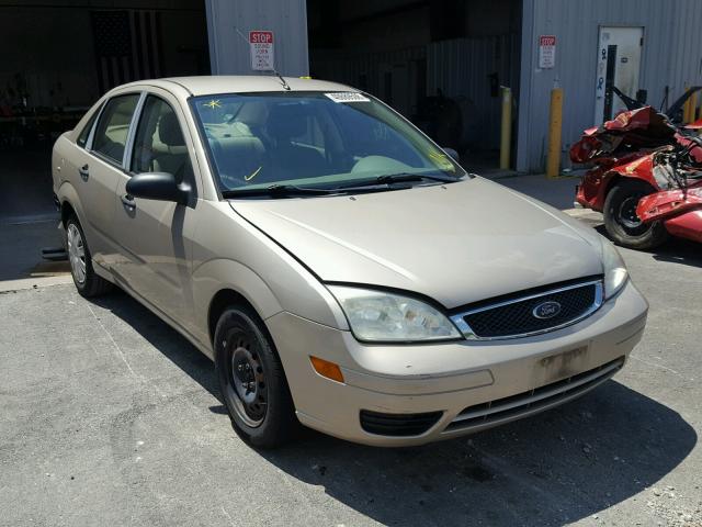 1FAFP34NX7W302793 - 2007 FORD FOCUS ZX4 TAN photo 1