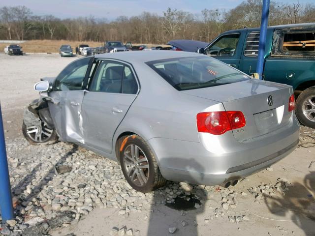 3VWRF71K66M684151 - 2006 VOLKSWAGEN JETTA 2.5 SILVER photo 3