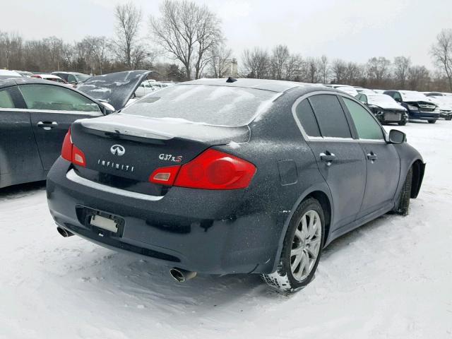 JNKCV61F99M052087 - 2009 INFINITI G37 BLACK photo 4