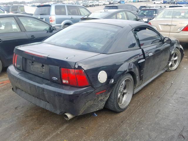 1FAFP42X12F192493 - 2002 FORD MUSTANG GT BLACK photo 4