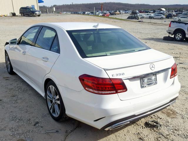 WDDHF5KB6EA985649 - 2014 MERCEDES-BENZ E 350 WHITE photo 3