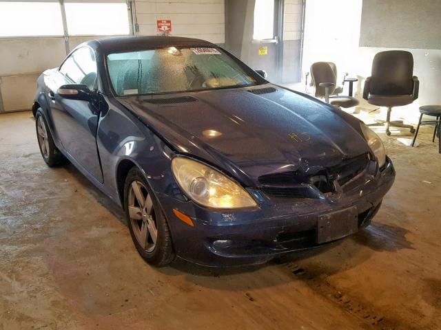 WDBWK54F96F100196 - 2006 MERCEDES-BENZ SLK 280 BLUE photo 1