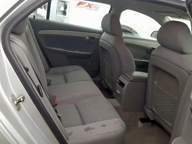 1G1ZB5E1XBF243467 - 2011 CHEVROLET MALIBU LS SILVER photo 6