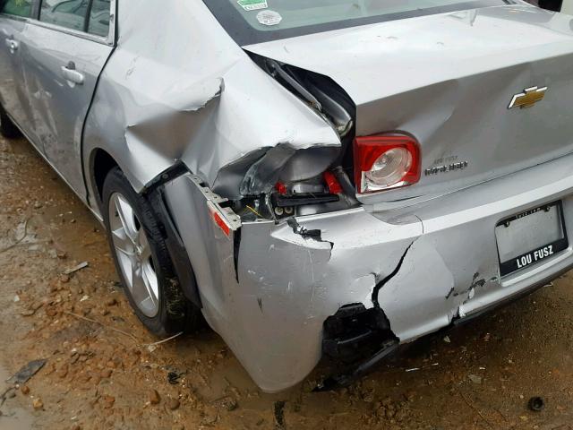 1G1ZB5E1XBF243467 - 2011 CHEVROLET MALIBU LS SILVER photo 9