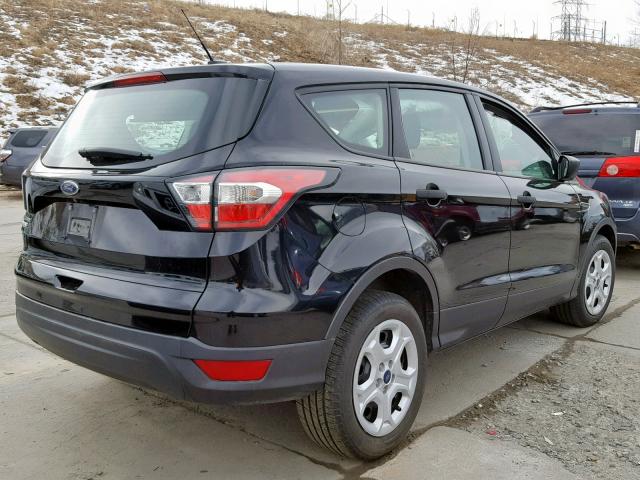 1FMCU0F79HUA81845 - 2017 FORD ESCAPE S BLACK photo 4