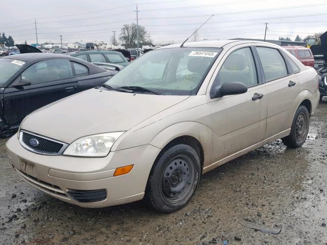 1FAFP34N06W113245 - 2006 FORD FOCUS ZX4 TAN photo 2