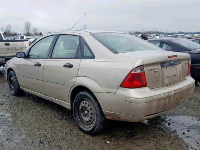 1FAFP34N06W113245 - 2006 FORD FOCUS ZX4 TAN photo 3