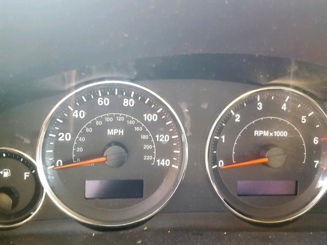 1J8HH58257C530819 - 2007 JEEP COMMANDER BURGUNDY photo 8