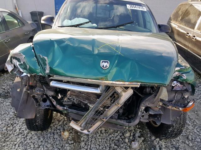 1D7HG48N83S348777 - 2003 DODGE DAKOTA QUA GREEN photo 7