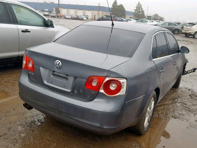 3VWEF71K57M179346 - 2007 VOLKSWAGEN JETTA WOLF GRAY photo 4