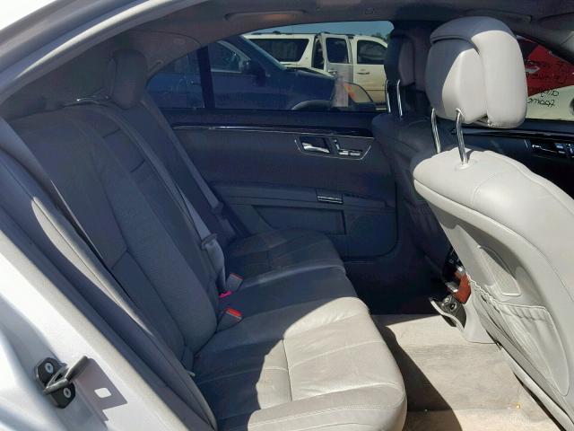 WDDNG71XX7A126138 - 2007 MERCEDES-BENZ S 550 GRAY photo 6