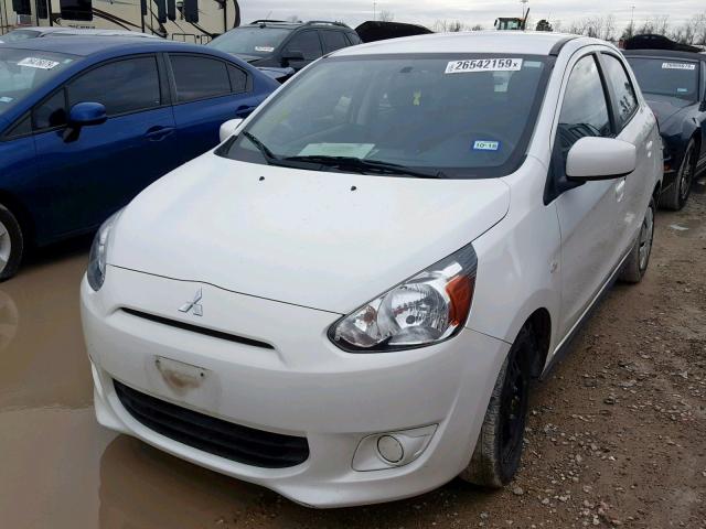 ML32A3HJ0FH042136 - 2015 MITSUBISHI MIRAGE DE WHITE photo 2