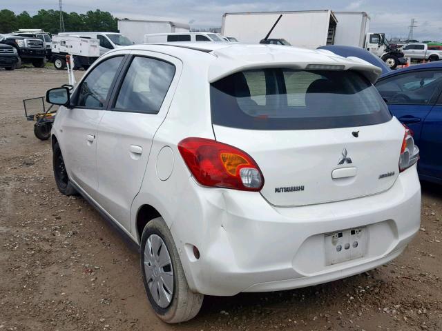 ML32A3HJ0FH042136 - 2015 MITSUBISHI MIRAGE DE WHITE photo 3