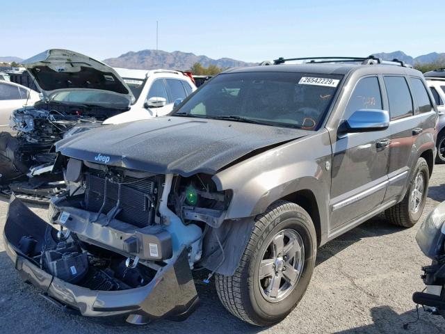 1J8HR68296C260317 - 2006 JEEP GRAND CHER GRAY photo 2