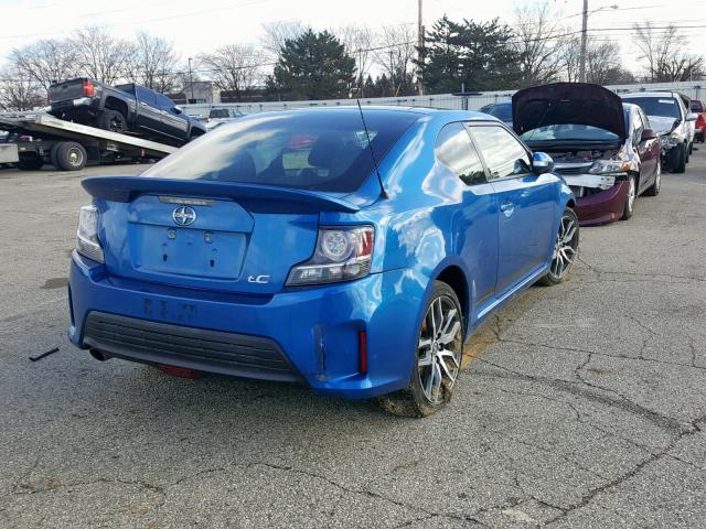 JTKJF5C79E3076761 - 2014 TOYOTA SCION TC ლურჯი ფოტო 4