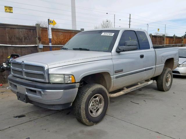 3B7KF23661G795054 - 2001 DODGE RAM 2500 SILVER photo 2