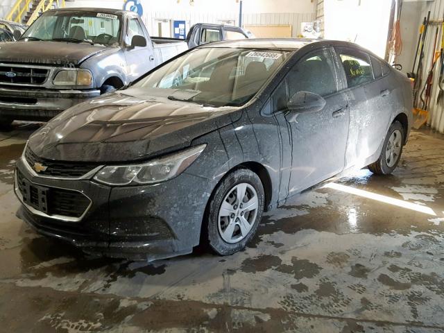 1G1BC5SM9J7142426 - 2018 CHEVROLET CRUZE LS BLACK photo 2