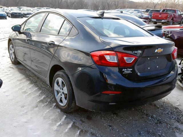 1G1BC5SM9J7142426 - 2018 CHEVROLET CRUZE LS BLACK photo 3