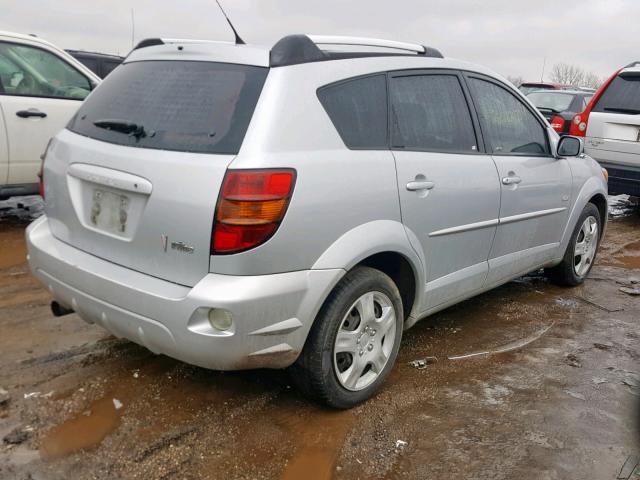 5Y2SL63845Z402479 - 2005 PONTIAC VIBE SILVER photo 4