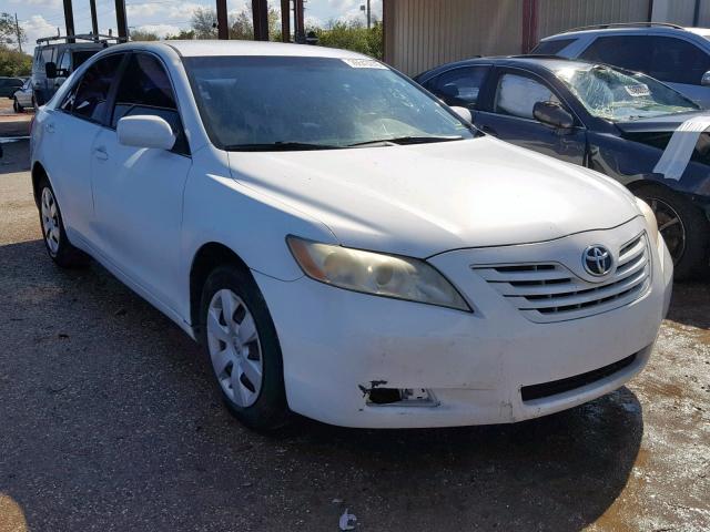 4T1BE46K08U757278 - 2008 TOYOTA CAMRY CE WHITE photo 1