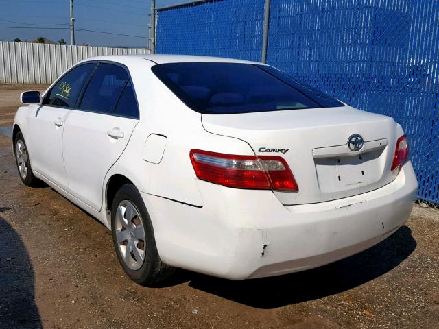 4T1BE46K08U757278 - 2008 TOYOTA CAMRY CE WHITE photo 3