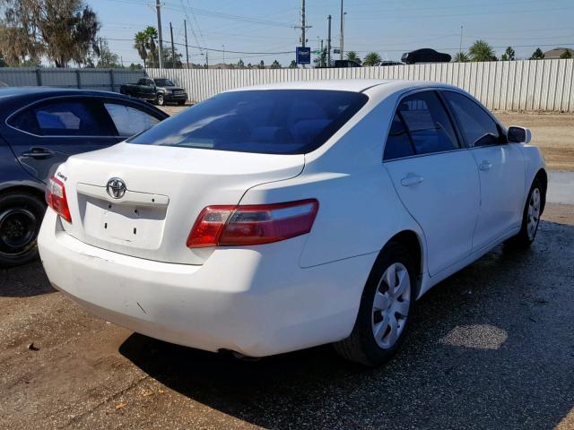 4T1BE46K08U757278 - 2008 TOYOTA CAMRY CE WHITE photo 4