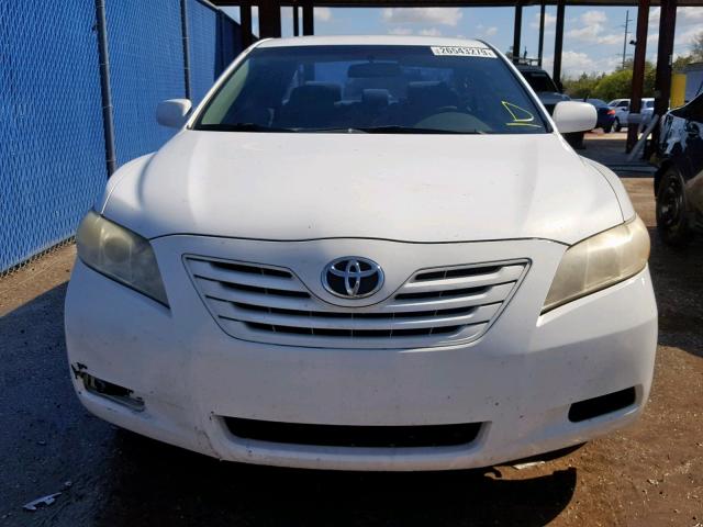 4T1BE46K08U757278 - 2008 TOYOTA CAMRY CE WHITE photo 9