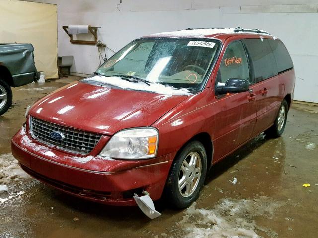 2FMDA52274BA25911 - 2004 FORD FREESTAR S MAROON photo 2