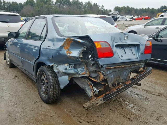 2HGEJ6612YH591351 - 2000 HONDA CIVIC BASE BLUE photo 3