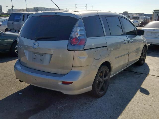 JM1CR29L960102062 - 2006 MAZDA 5 SILVER photo 4