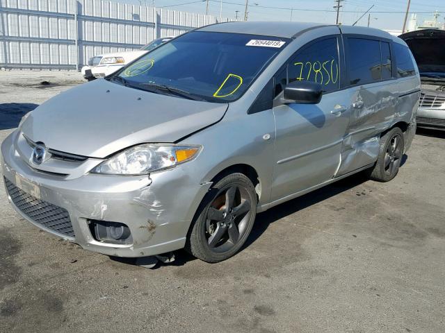 JM1CR29L960102062 - 2006 MAZDA 5 SILVER photo 9