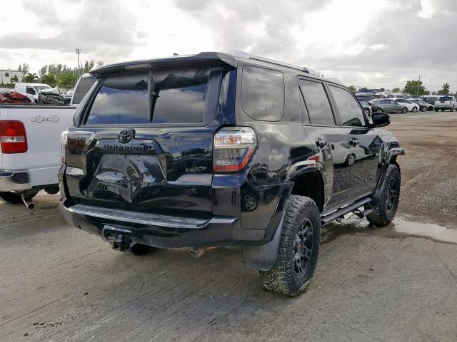 JTEBU5JR7J5507324 - 2018 TOYOTA 4RUNNER SR BLACK photo 4