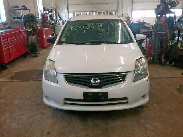 3N1AB6AP7BL633455 - 2011 NISSAN SENTRA 2.0 WHITE photo 9