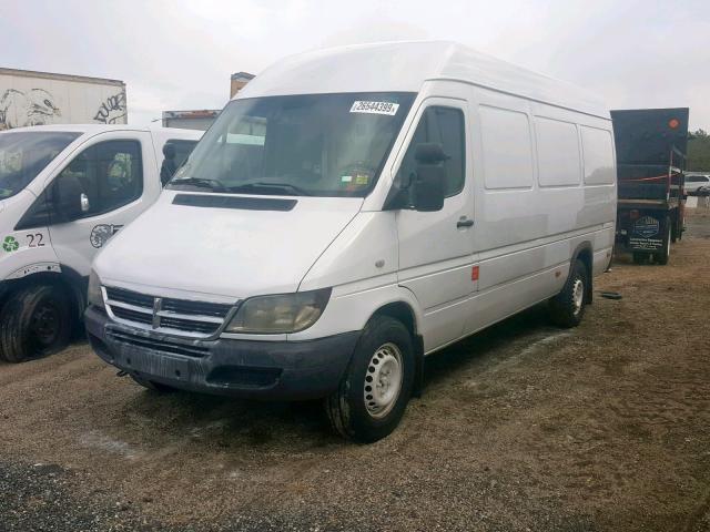 WD0PD744255803676 - 2005 DODGE SPRINTER WHITE photo 2